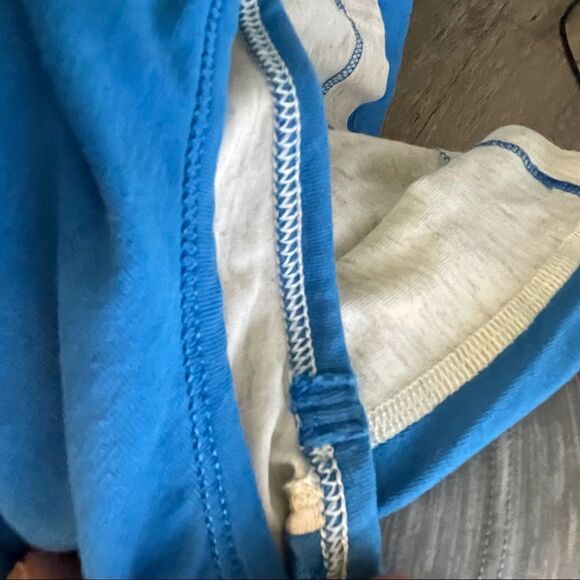 Lululemon Pacific Blue with Heather Gray Contrast SS Performance Shirt Small - Picture 2 of 8